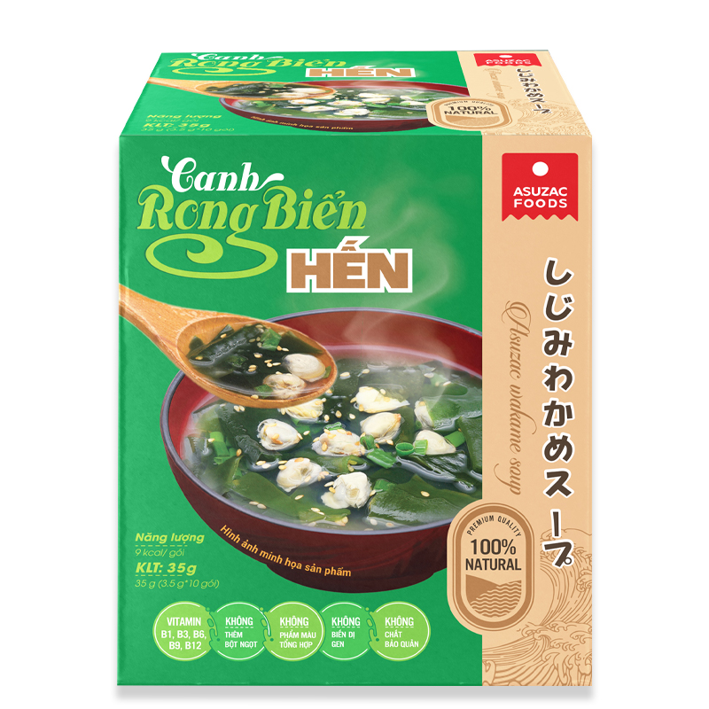 Canh Rong Biển Hến Asuzac (35g)