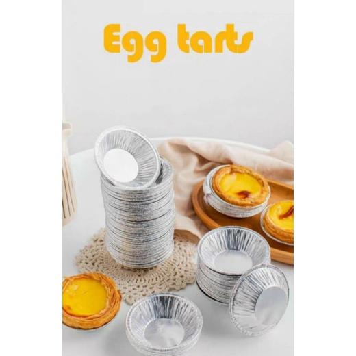 Set 20 Cốc Giấy Nhôm Làm Bánh Tart