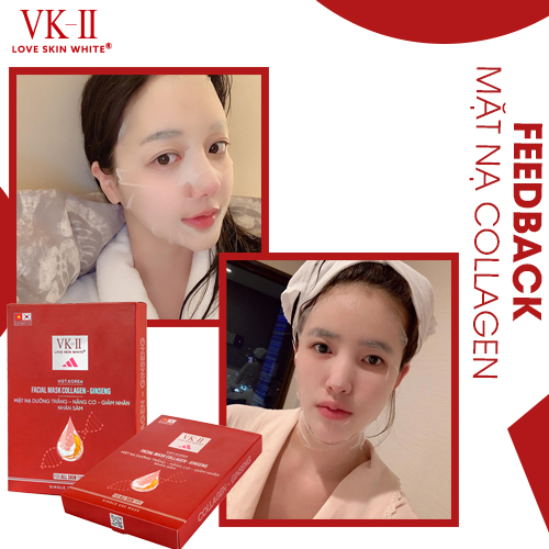 Mặt Nạ Dưỡng Trắng - Nâng Cơ - Giảm Nhăn Nhân Sâm VK II