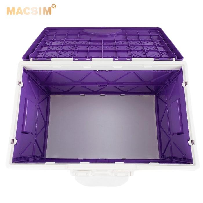 Hộp đựng đồ xếp gọn kích thước 50cm x 32cm x 31cm - hộp đựng đồ trong cốp ô tô nhãn hiệu Macsim 3W chất liệu PP cao cấp