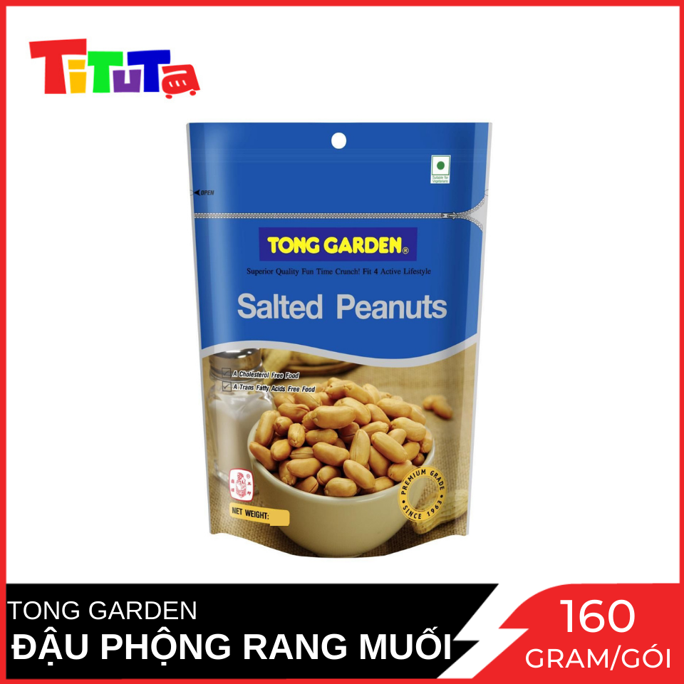 Đậu Phộng Rang Muối Tong Garden Gói 160g