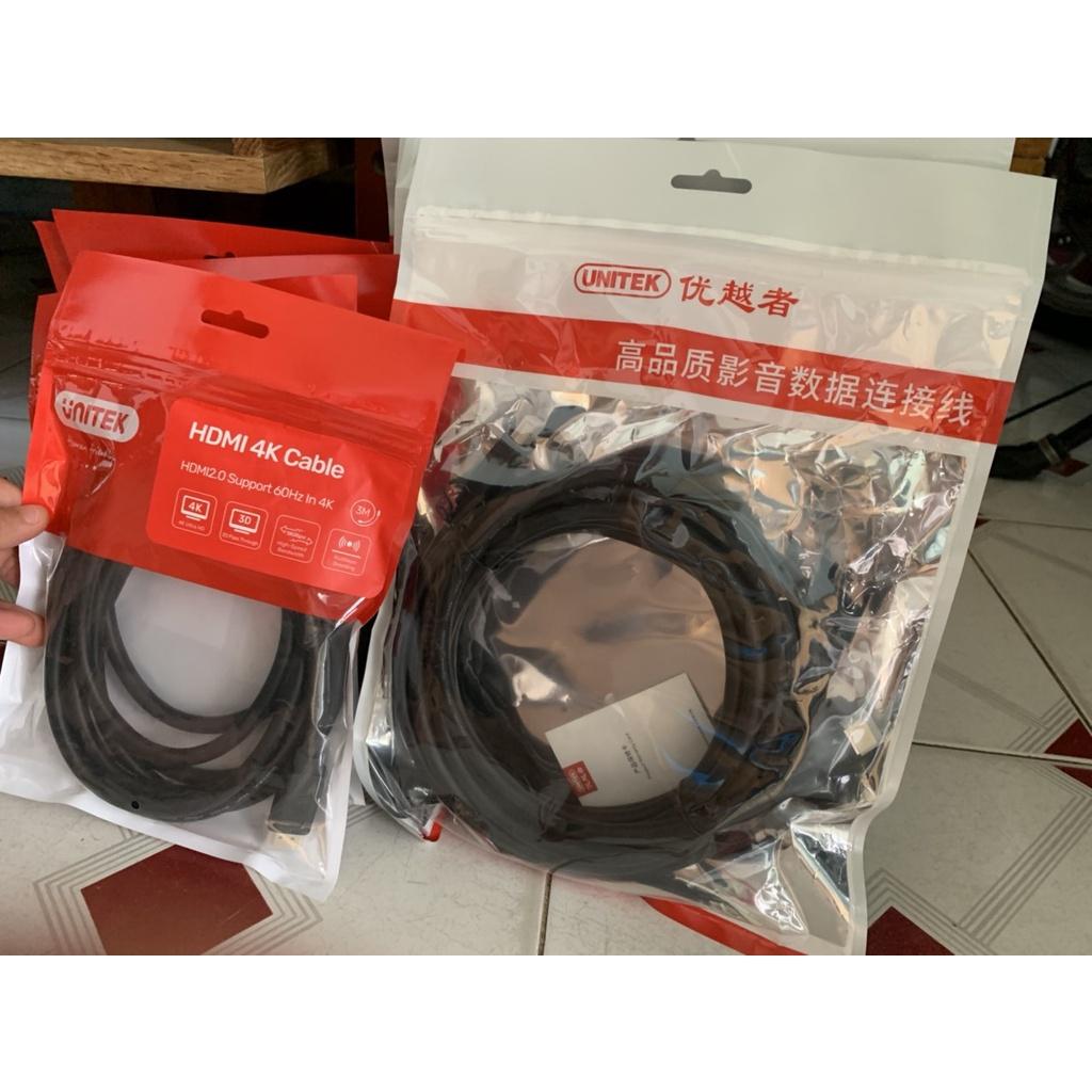 Cáp HDMI Unitek 3m, 5m, 10m, 15m - Hàng chính hãng