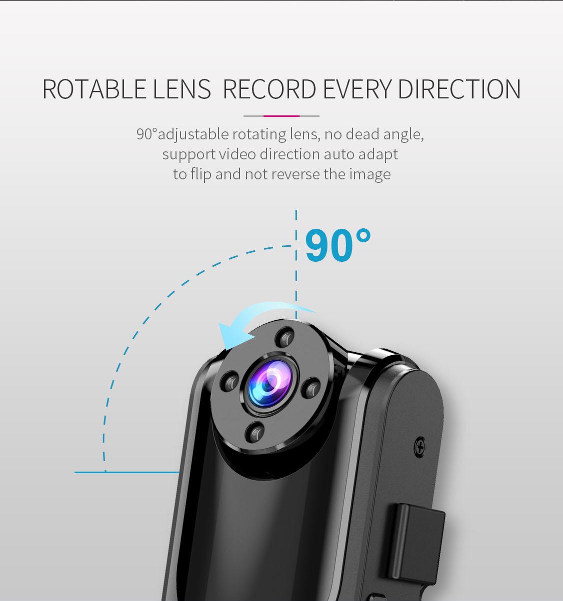 HD 1080P Mini Portable Camera DVR Cameras Digital Camcorders Night Vision Loop Recording Video Recorder Pocket Sport Cam AD718W