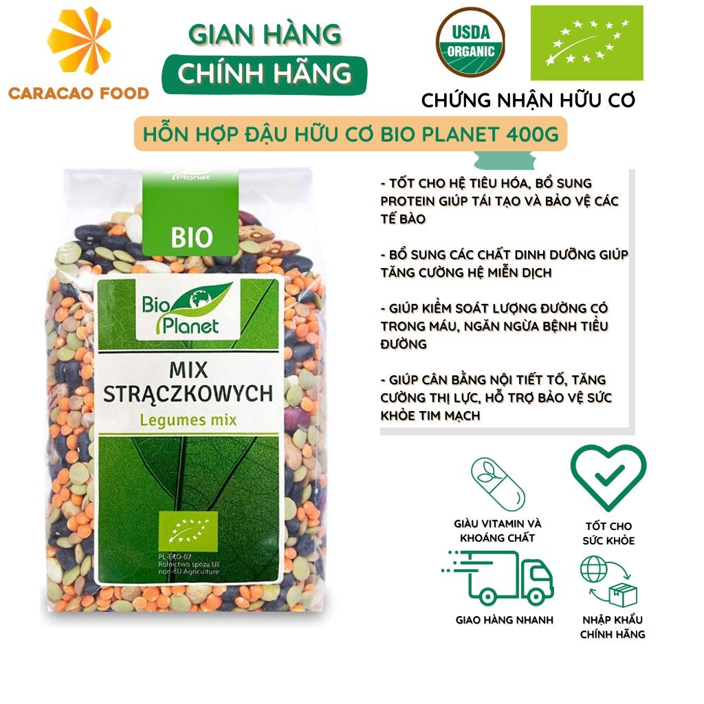 [Date 12/2024] Hỗn hợp đậu hữu cơ Bio Planet 400g, Đậu hữu cơ, Thực phẩm tốt cho sức khỏe