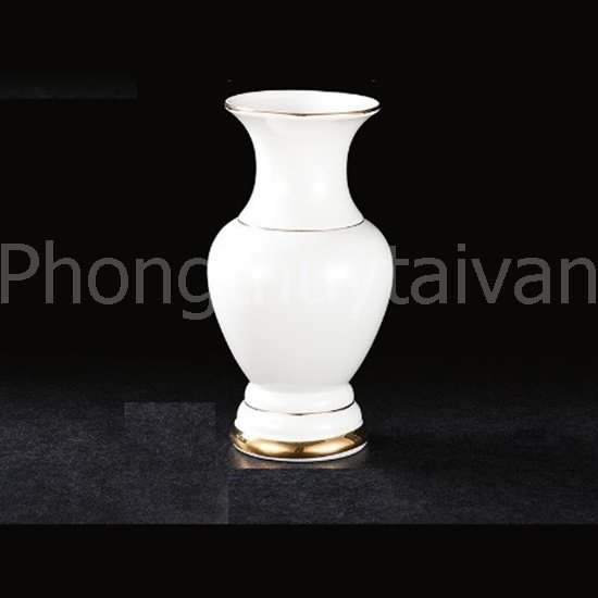 Đồ cúng Men đá Cao Cấp TRẮNG VIỀN VÀNG - thờ cúng
