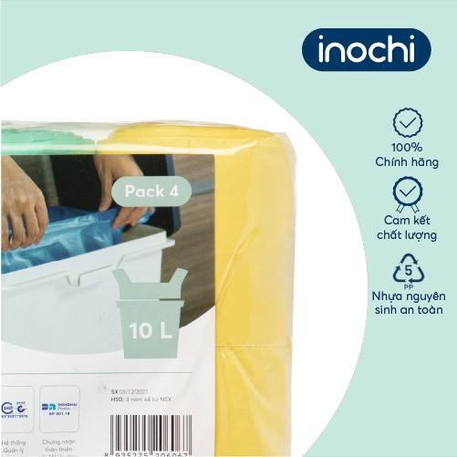 Lô túi rác màu tiện dụng Inochi - Soji 4 x10L