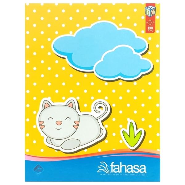 Combo 5 Tập Học Sinh 4 Ô Ly 100 Trang ĐL 80g/m2 - FAHASA (Mẫu Màu Giao Ngẫu Nhiên)