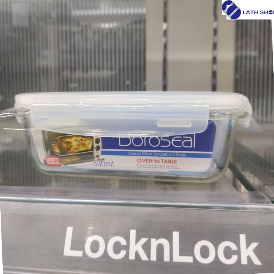 Hộp Thủy Tinh Chữ Nhật Lock&Lock Clear LLG426 (530ml)