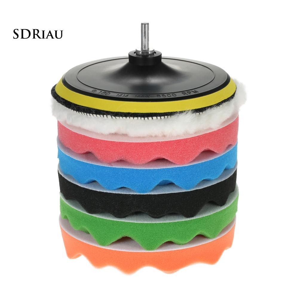 Set 7 Miếng Xốp Đánh Bóng Xe Hơi 180mm