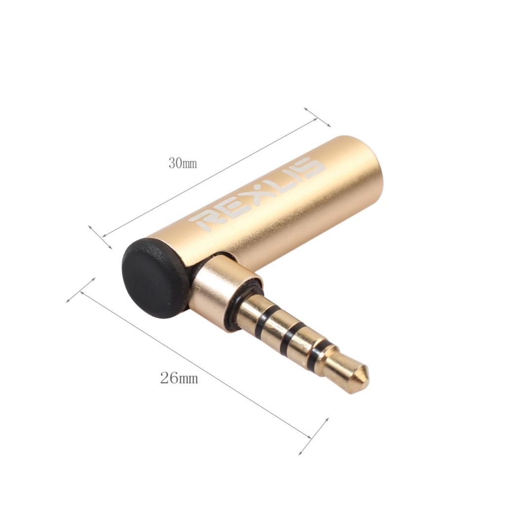 Low Noise High Fidelity -OMTP Audio Converter Headphone Converter Gold