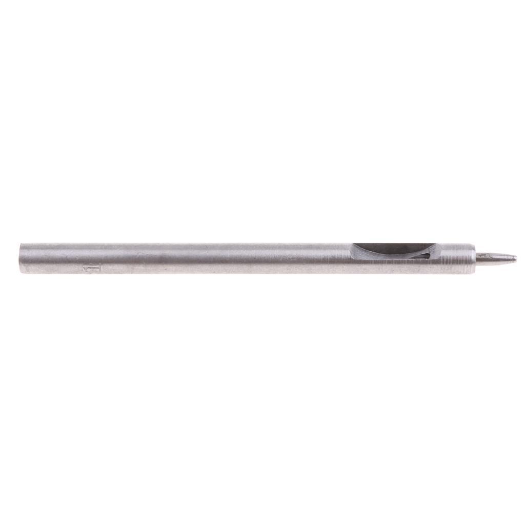 2X Craft Tool Round Hole Drive Punch for Leather Belt Watch Band Gasket 1.0mm