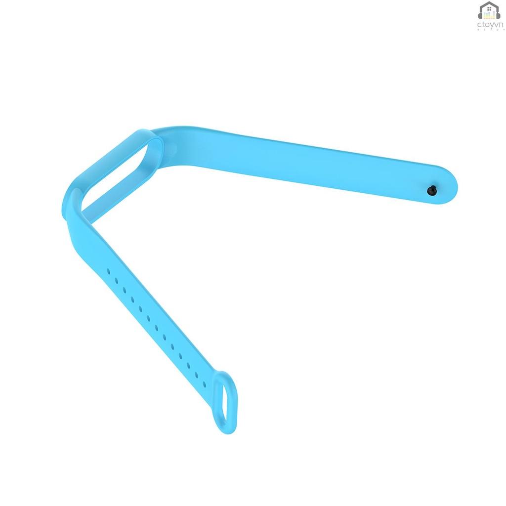 Dây đeo thay thế chất liệu silicon màu trơn cho Xiaomi Mi Band 5/6 Xiaomi Mi Band 5/6