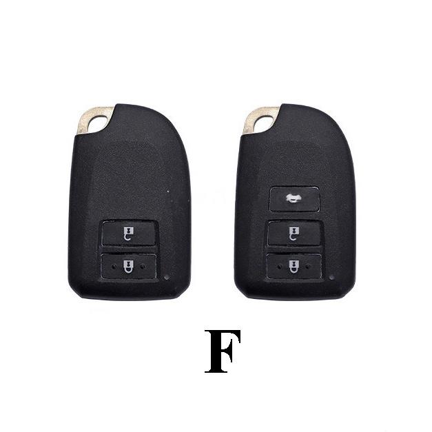 Ốp khóa kim loại - Vỏ bọc bảo vệ chìa smartkey ô tô TOYOTA Yaris Vios G 2015-2020 - otofunmoclan