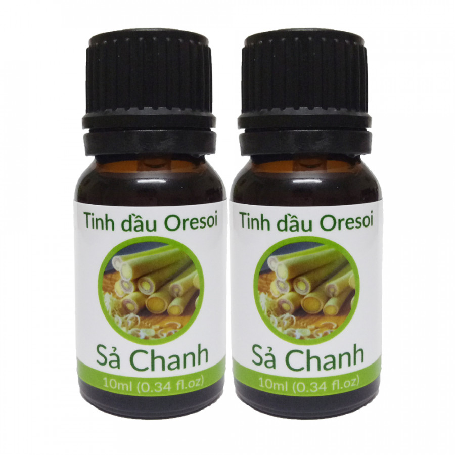 Combo 2 lọ tinh dầu Sả Chanh Oresoi 10ml – Lemongrass Essential Oil