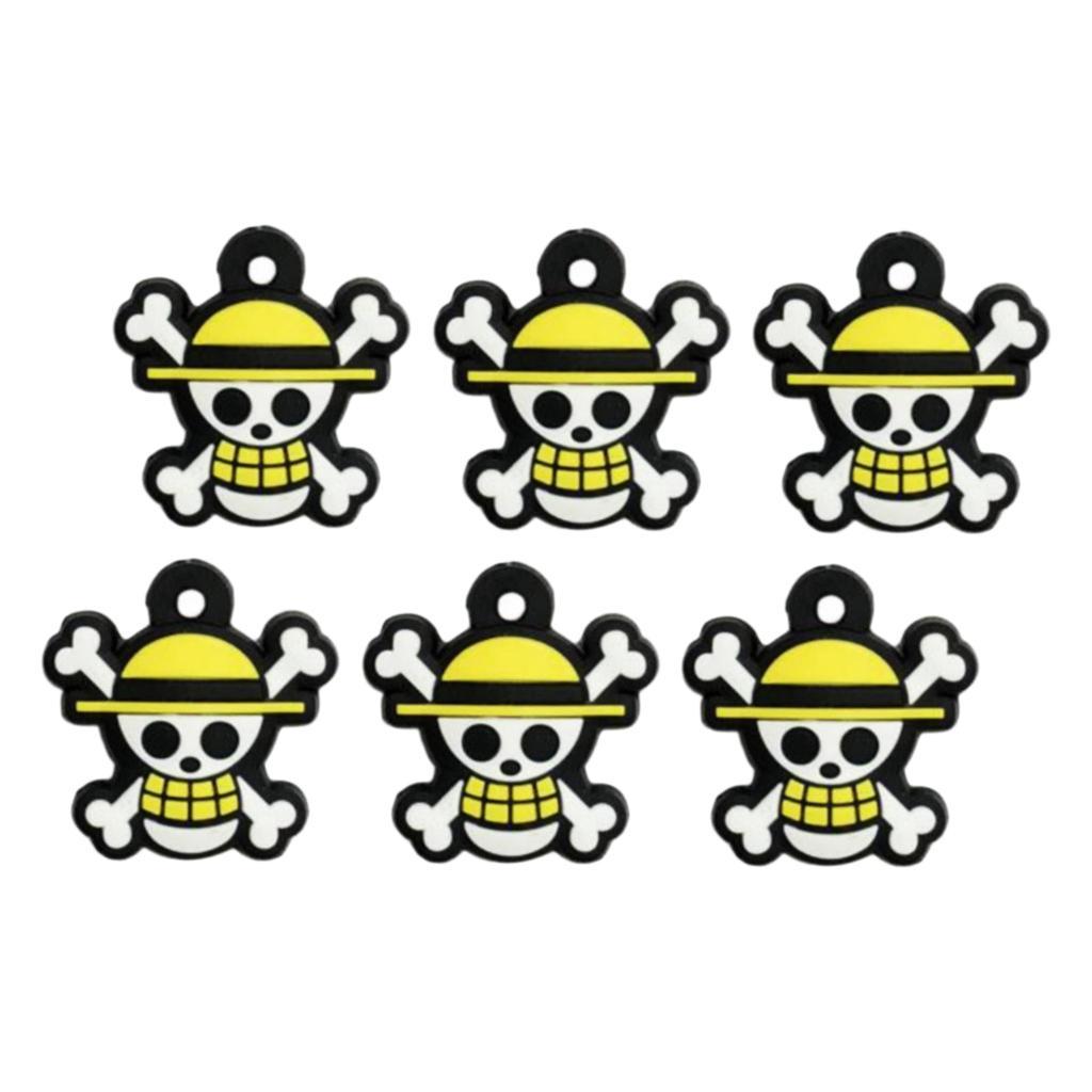 6 Piece Silicone Tennis Racquet Damper Shock Absorber for Tennis Racket