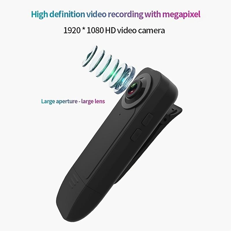 1 Camera Mini Di Động HD 1080P Có Phát Hiện Hành Động Ban Đêm Thích Hợp Cho Camera An Ninh Nhỏ Ngoài Camera Gia Đình