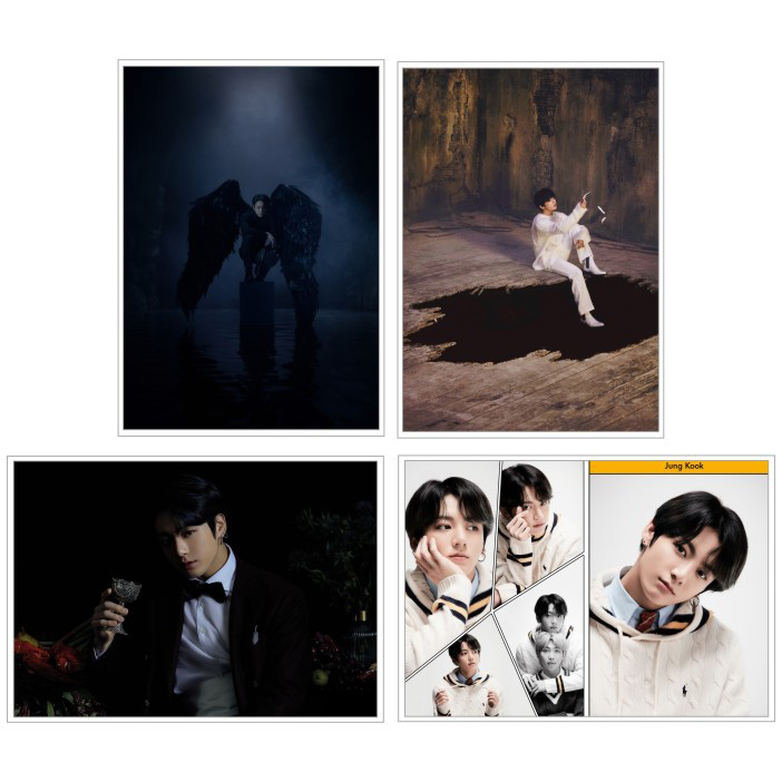 Poster JUNGKOOK BTS “Map Of The Soul: 7” 4 tấm