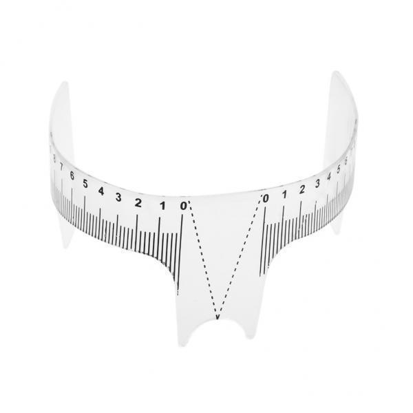3-4pack UPDATED Eyebrow Grooming Stencil Shaper Ruler Measure Tool Makeup