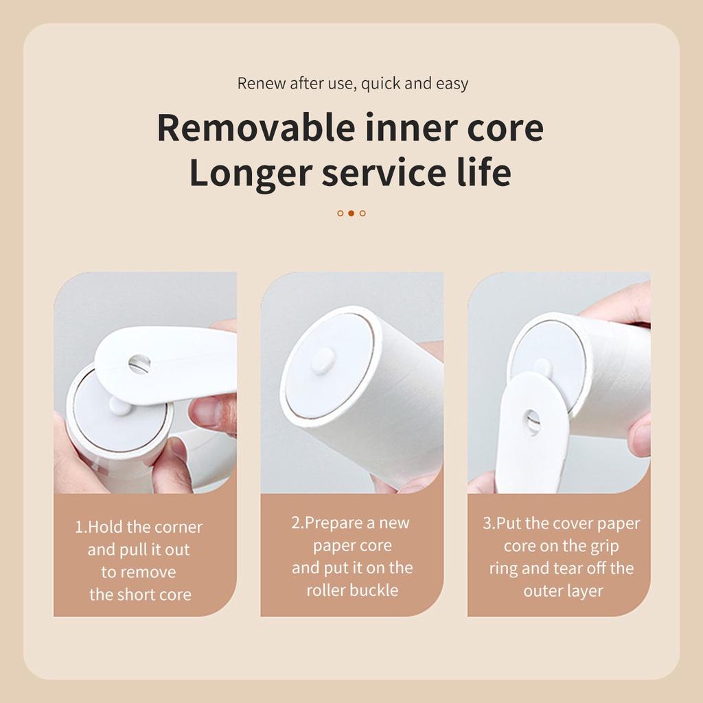 Cây lăn mini cầm tay có thể tháo rời tiện dụng