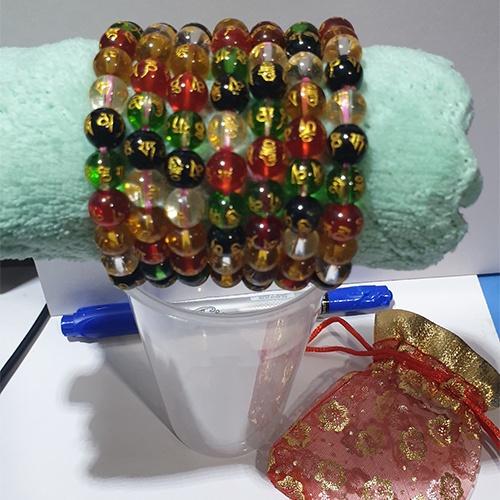 Vòng tay chuỗi đá OM MANI nhiều kích thước