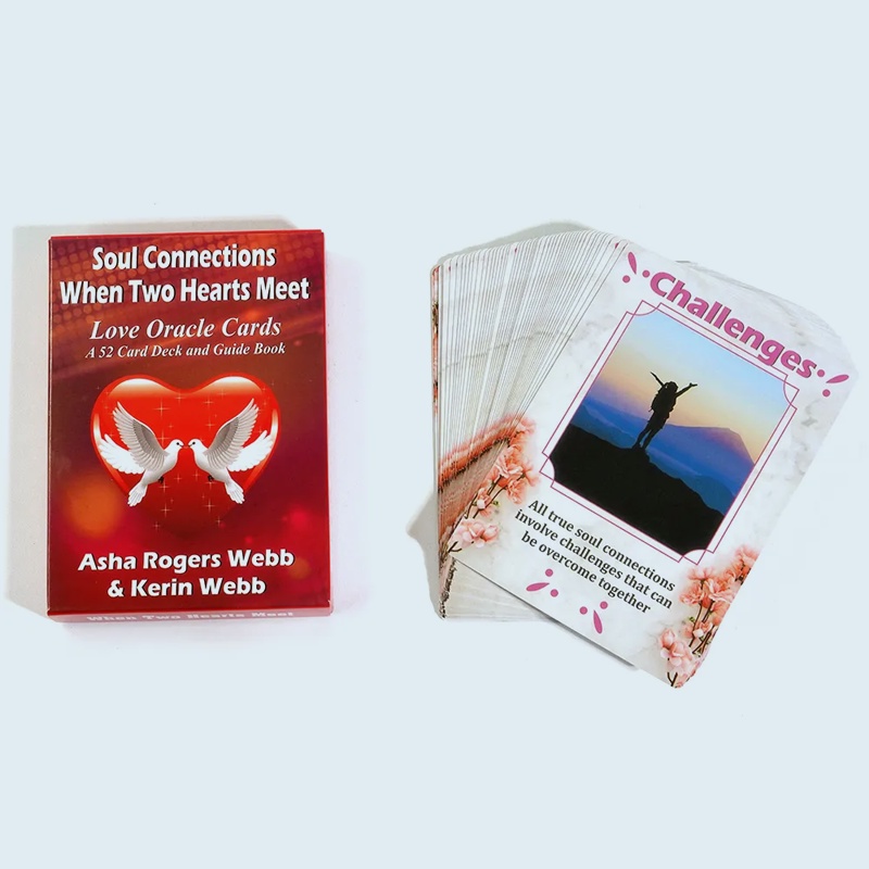 Bộ bài Soul Connections When Two Hearts Meet đá thanh tẩy