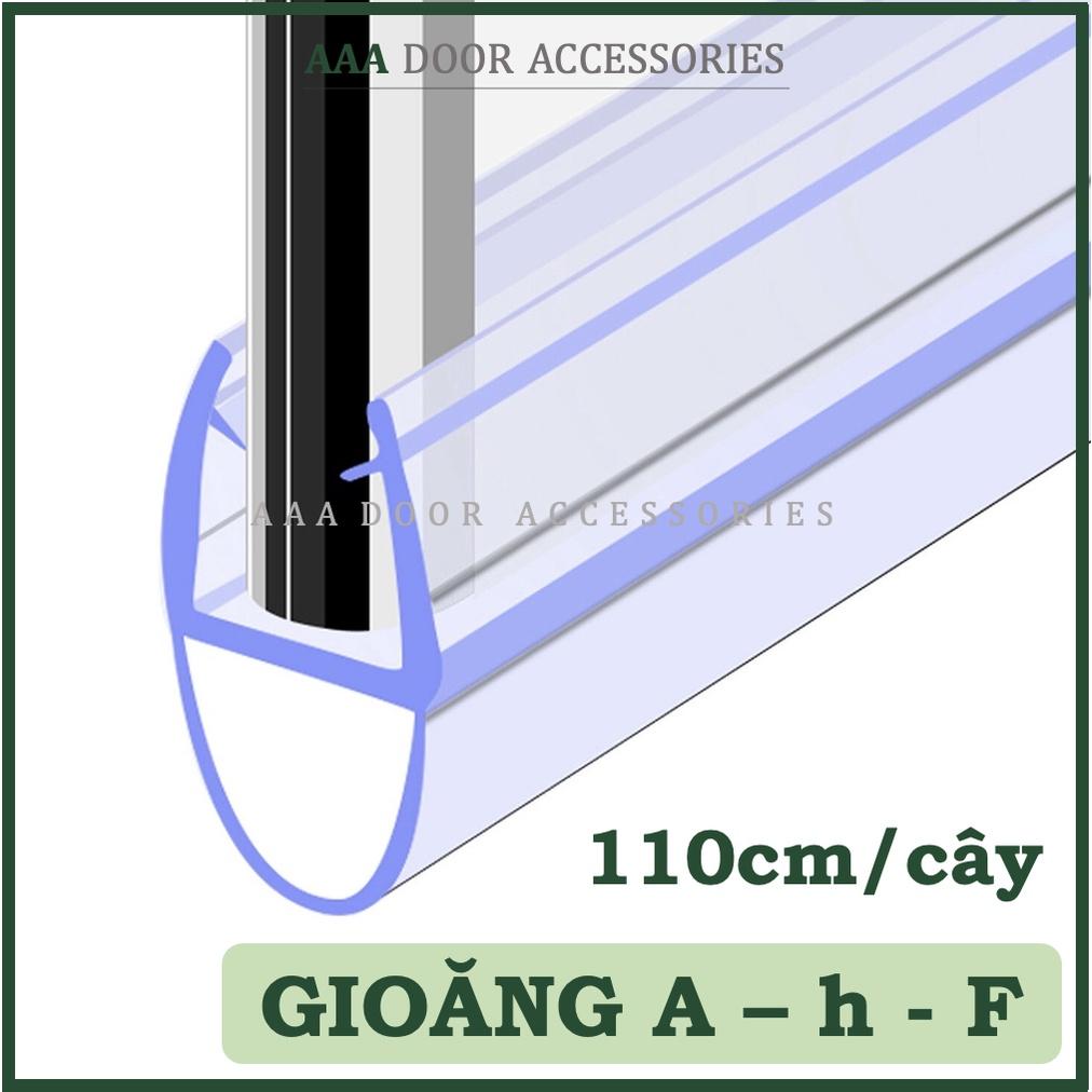 1 cây Nẹp nhựa ngăn nước nhà tắm chữ A, h, F dài 1m1