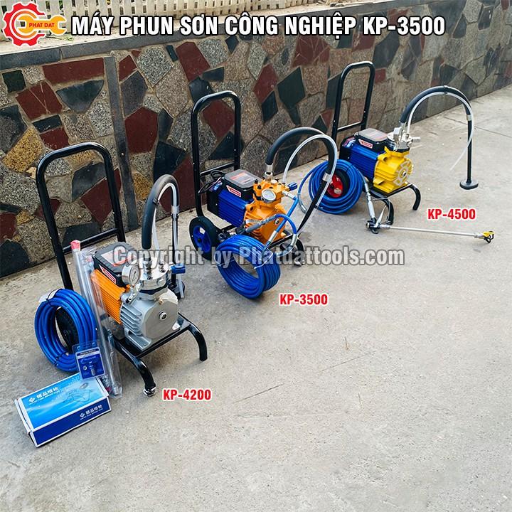 Máy Phun Sơn Công Nghiệp KP-4500-Công Suất 4500W-Đầy Đủ Phụ Kiện-Dây Áp Lực 20m-Bảo Hành 12 Tháng