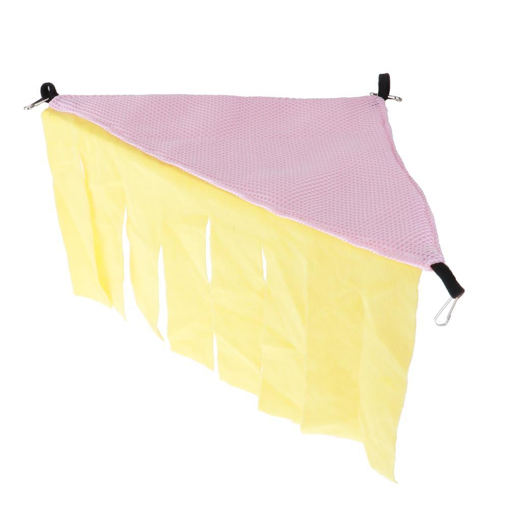 Hamster Squirrel Hammock Small Animal Play Hamster Bed Nest Pink