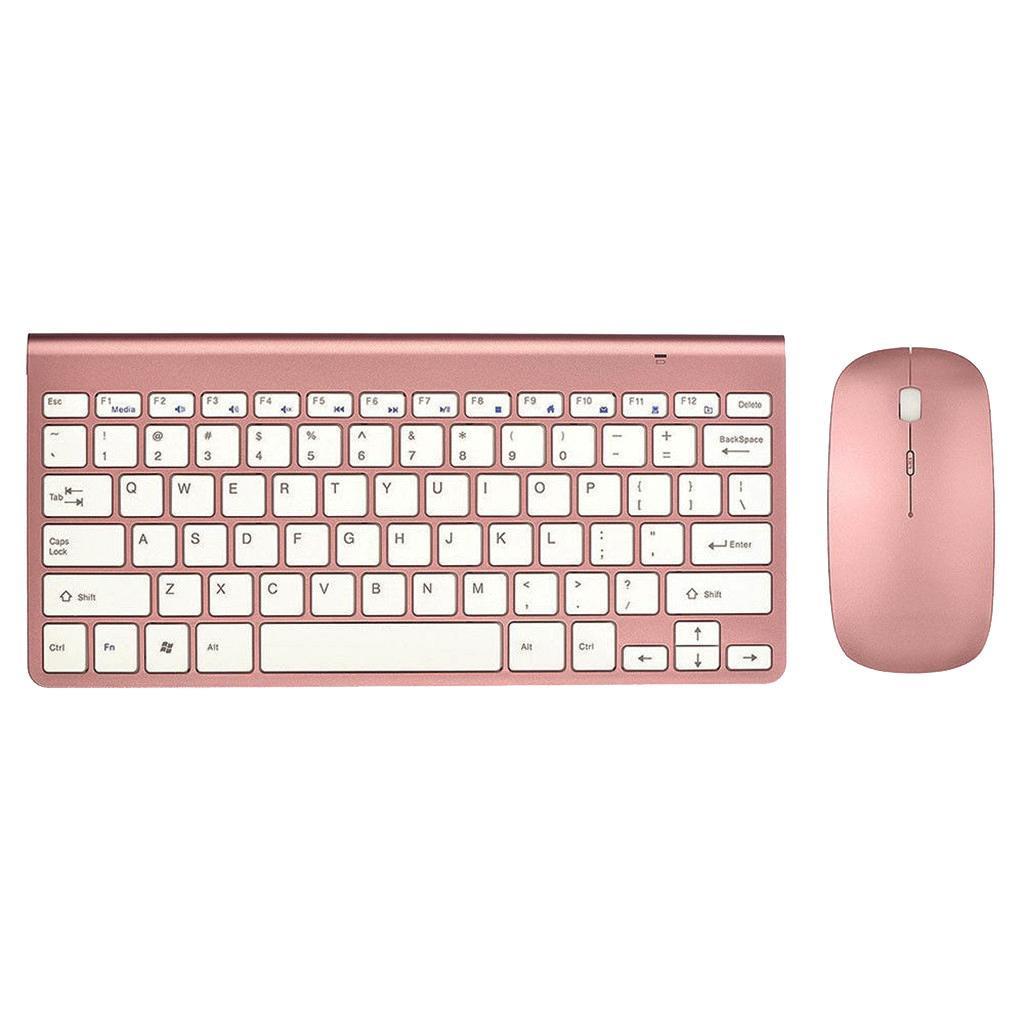 2 Pieces 2.4G Waterproof Wireless Keyboard & Mouse Combo Set for PC Laptop