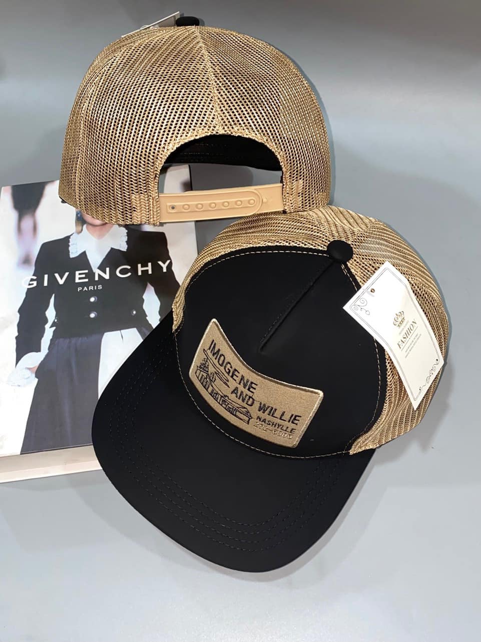 Nón hiphop, mũ snapback Imogene vải kaki phối lưới form chuẩn thời trang đường phố siêu đẹp