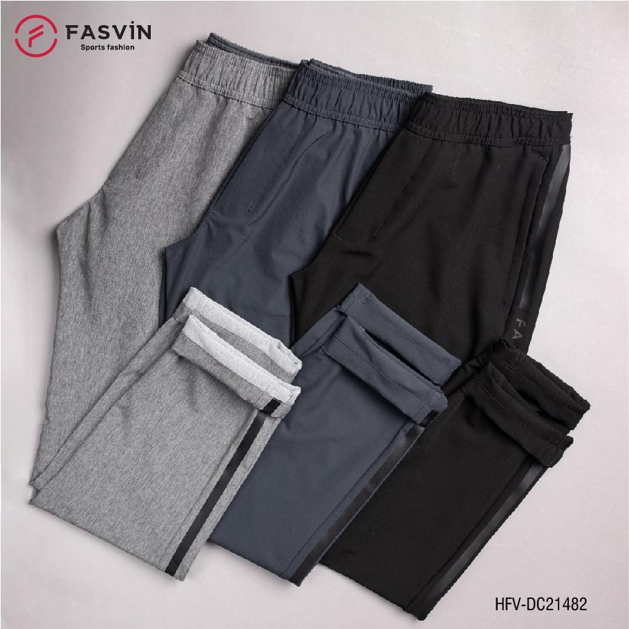Quần dài thể thao nam Fasvin DC21482.HN vải gió chun đẹp mềm mại ống suông 1 lớp co dãn, thoải mái.
