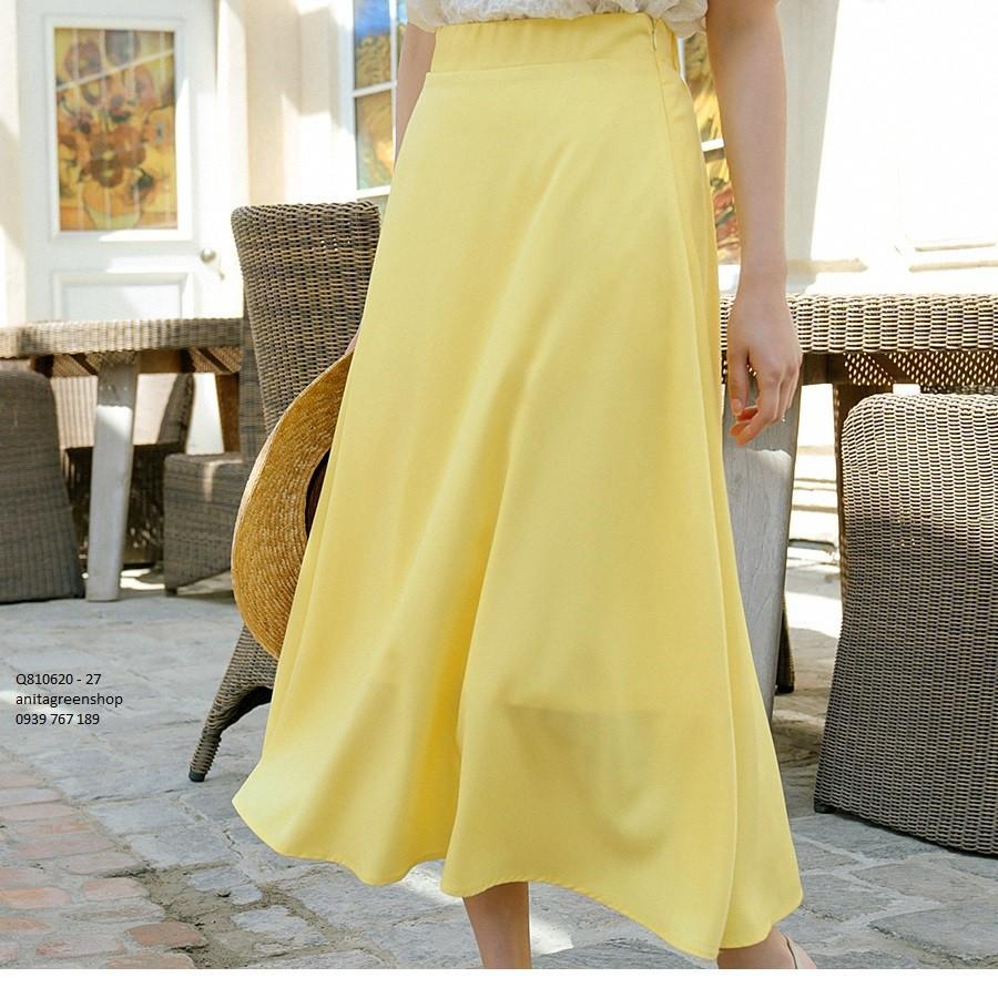 Q810620 CHÂN VÁY XÒE LƯNG THUN