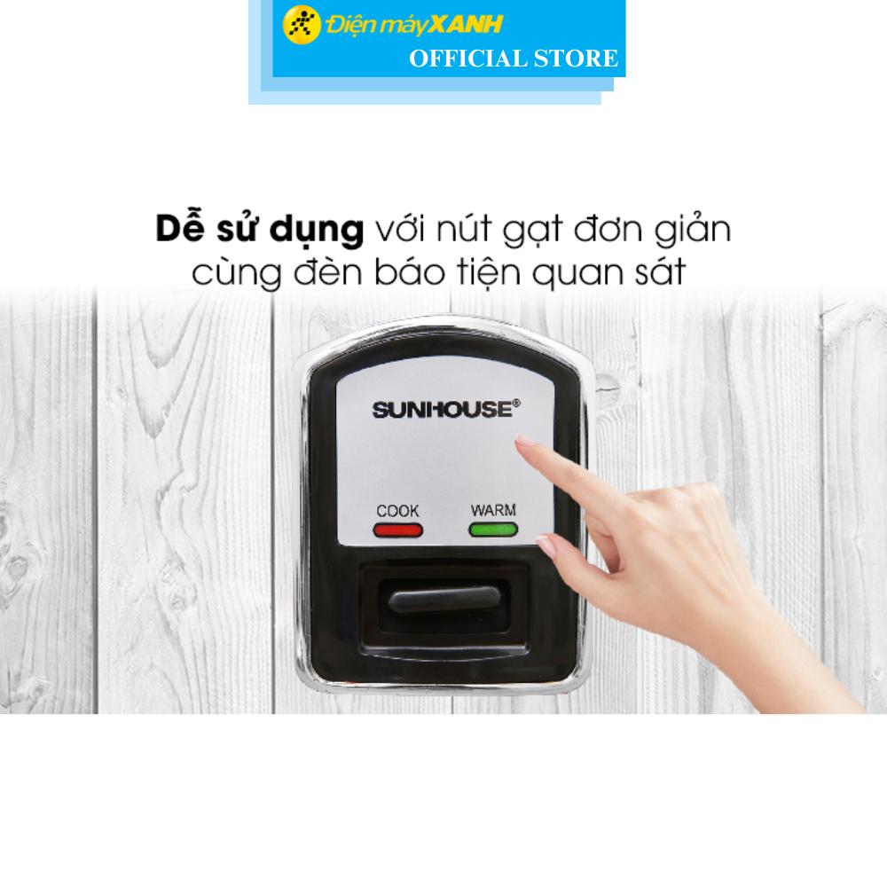 Nồi cơm nắp rời Sunhouse 1.2 lít SHD8105 - Hàng Chính Hãng