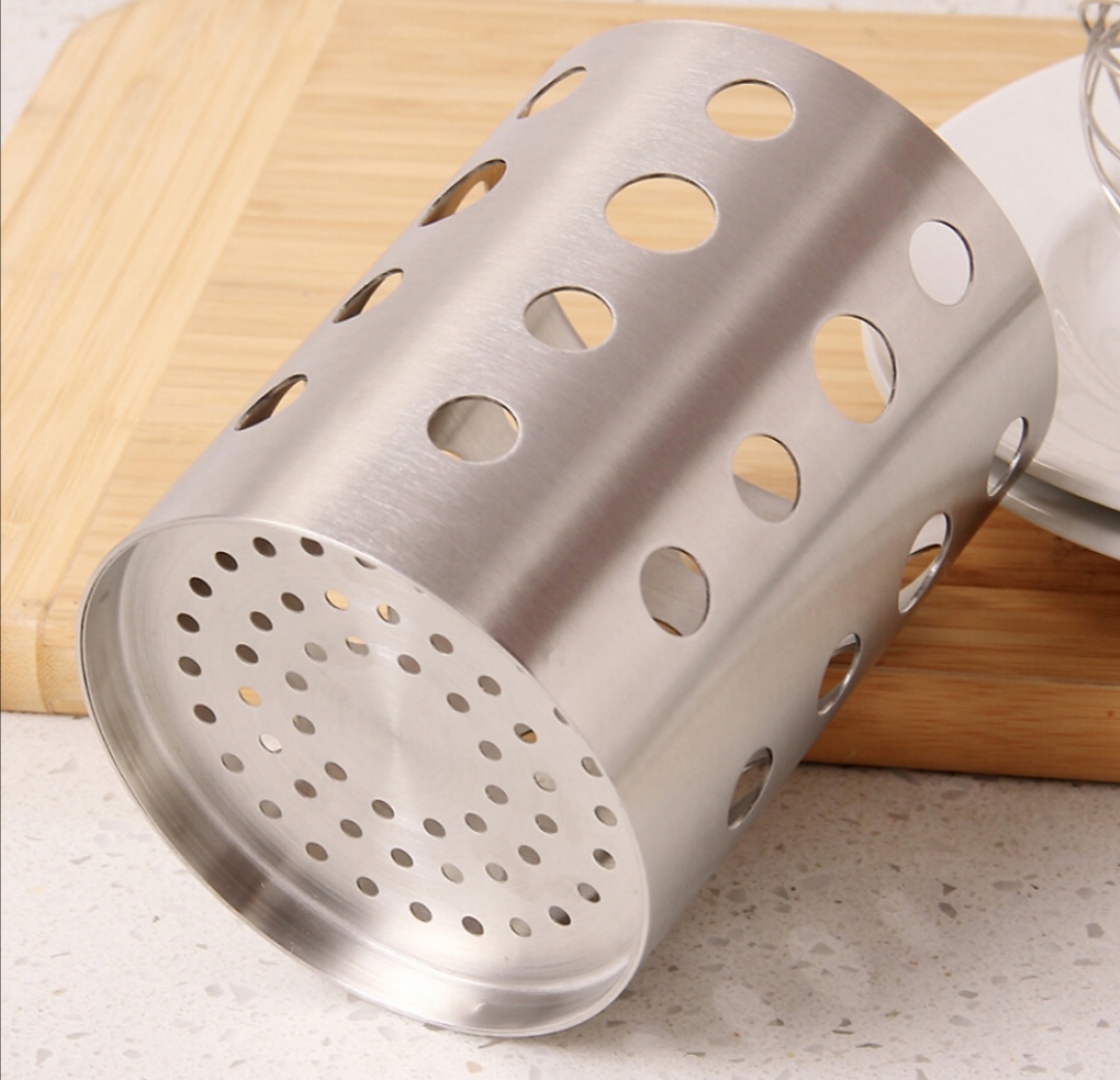 Ống để đũa muỗng inox tặng 1 dao gọt trái cây