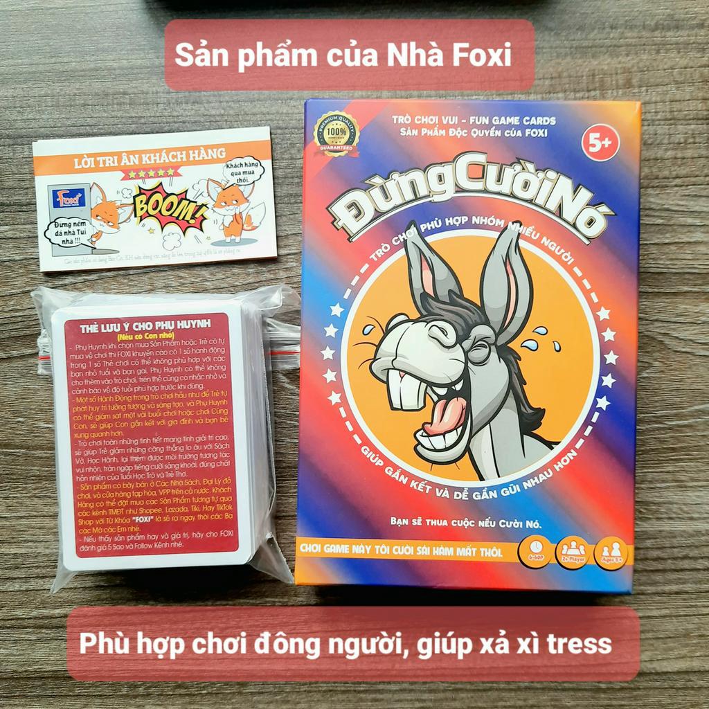 Đồ Chơi Board Game - Đừng Cười Nó - Trò Chơi Hay Hài Hước Đấu Trí Đội Nhóm Kết Nối Thành Viên