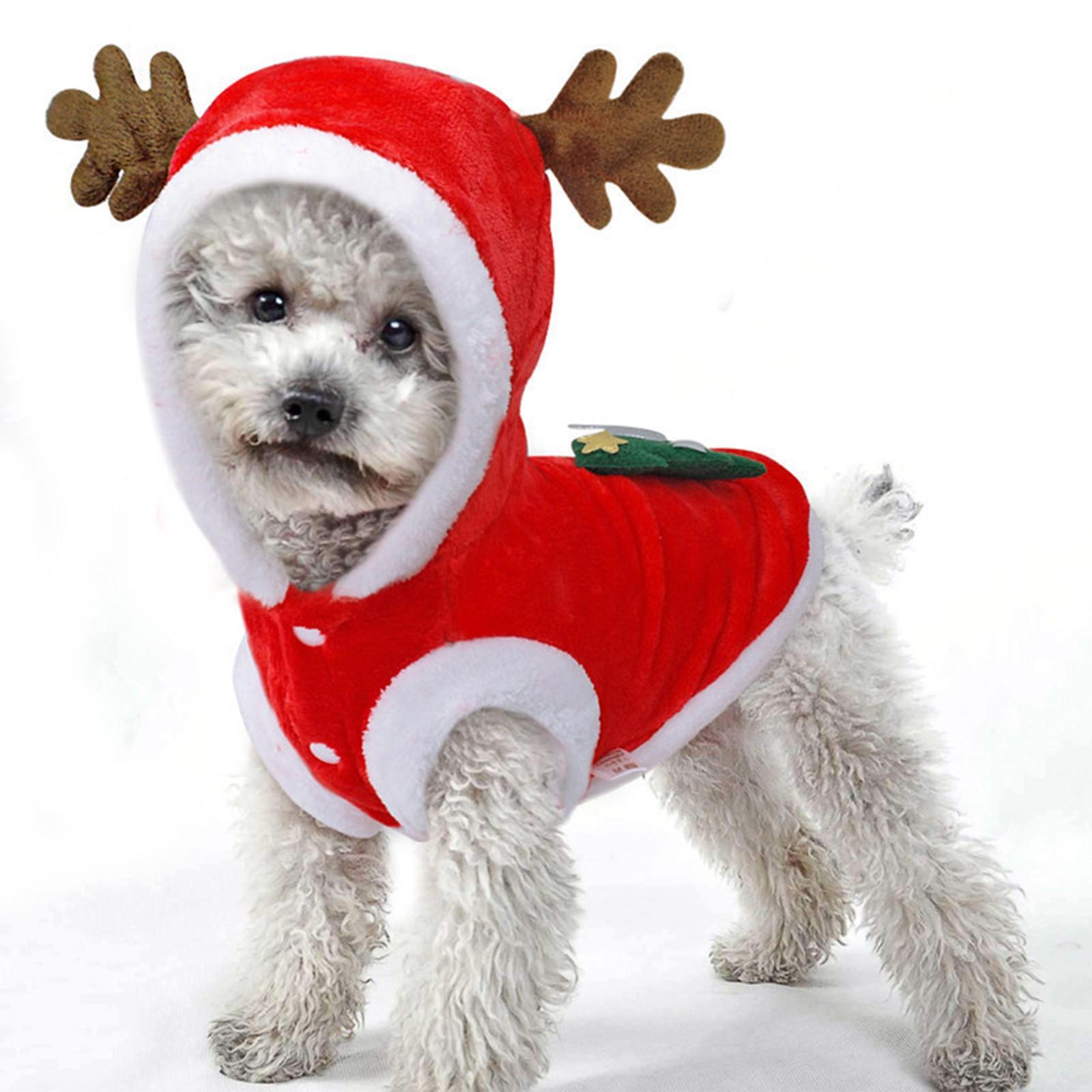 Dog Chihuahua Clothes, Dog Puppy Fleece Warm Winter Coat Jacket for Miniature Dachshund Dogs Pet Vest Clothes for Dog