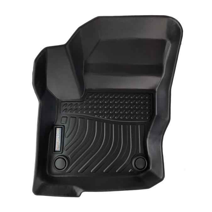 Thảm lót sàn xe ô tô Ford Focus 2012-2020 Nhãn hiệu Macsim chất liệu nhựa TPV cao cấp màu đen