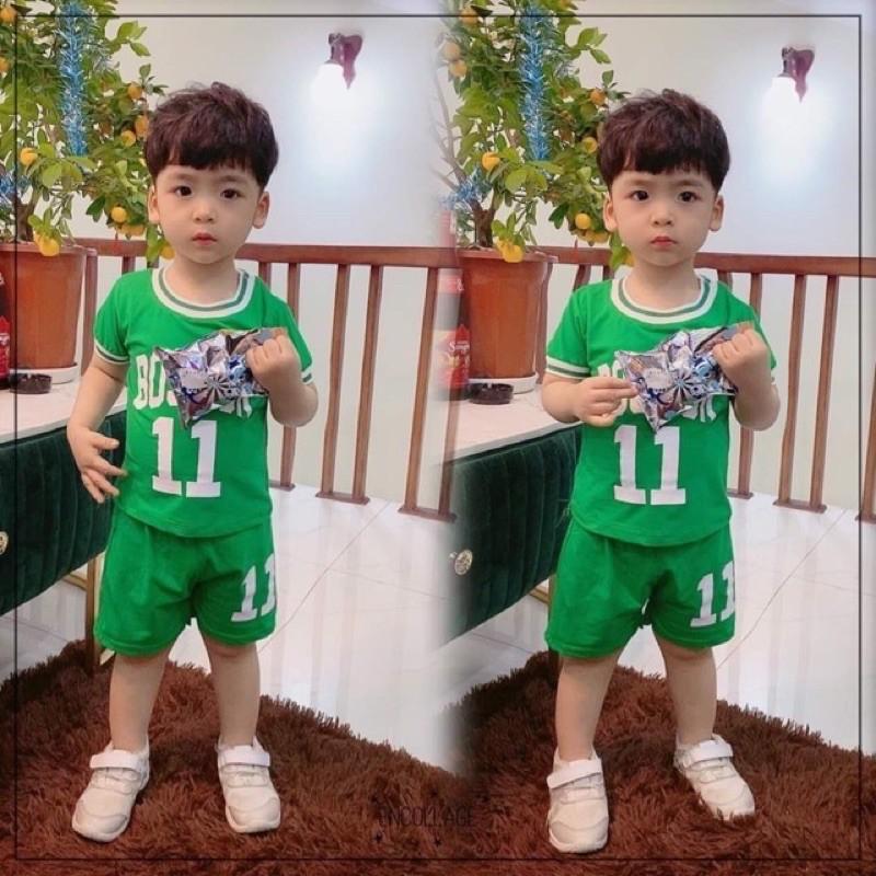 Bộ ba lỗ bóng đá thể thao bé trai bé gái