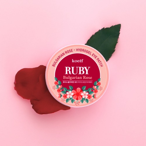 Mặt nạ mắt koelf RUBY Bulgarian Rose Hydrogel - Hủ 60 miếng