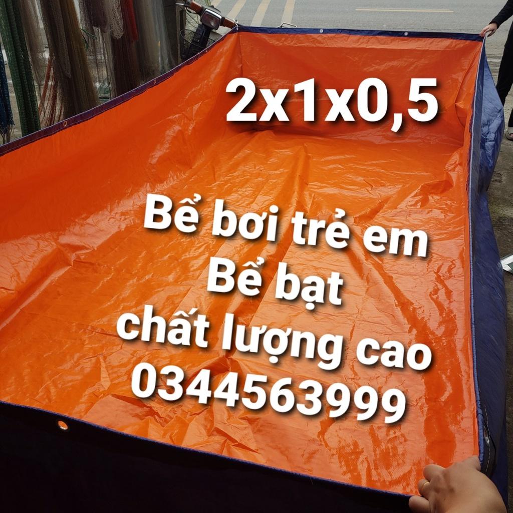 Bể bơi cho trẻ em, bạt dày cao cấp, kích thươc 2x1x0,5 - 2x1x1 - 2x2x1 - 2x2x0,5 - 3x2x1 - 3x2x0,5 - 4x2x1 - 4x2x0,5