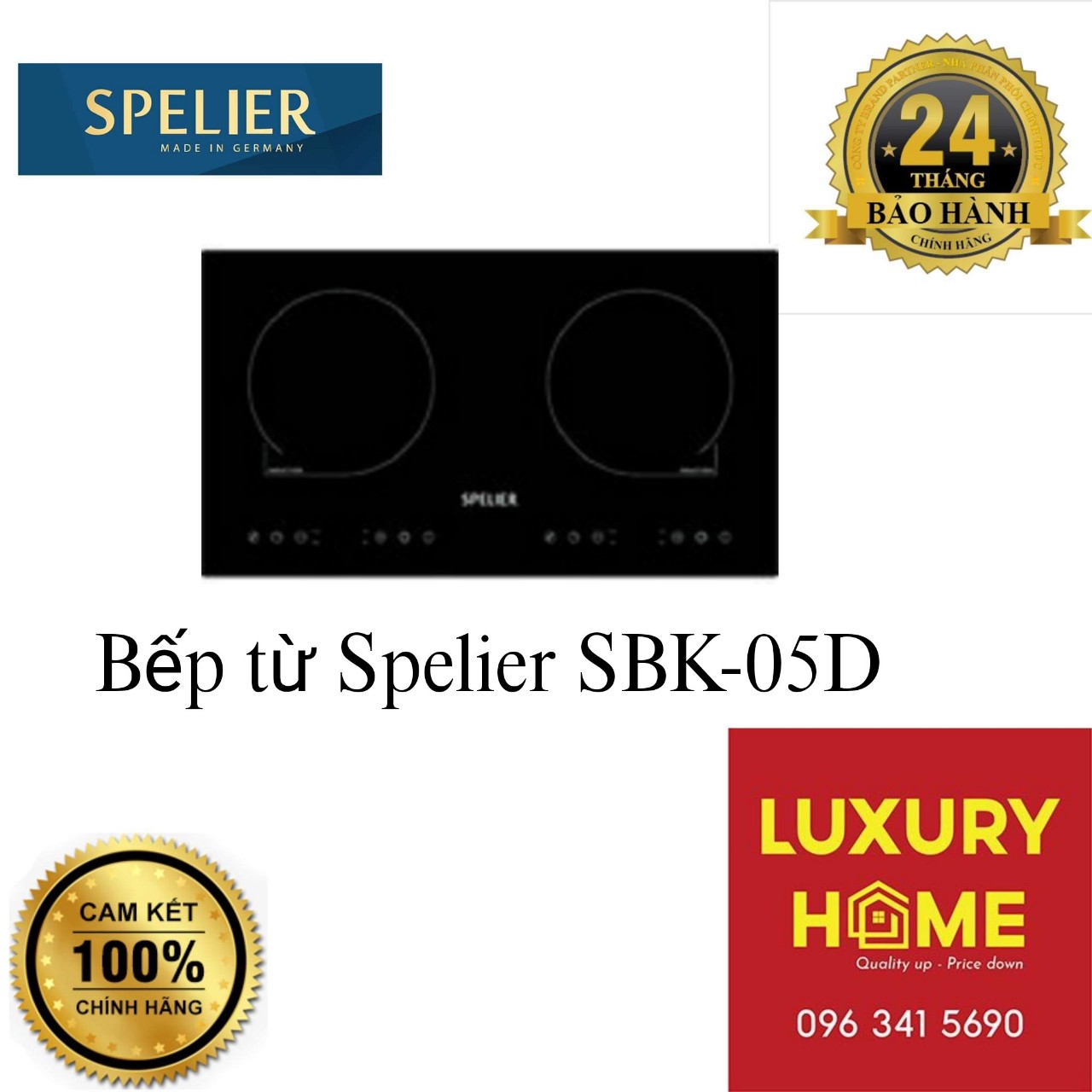 Bếp từ Spelier SBK-05D - Hàng Chính Hãng