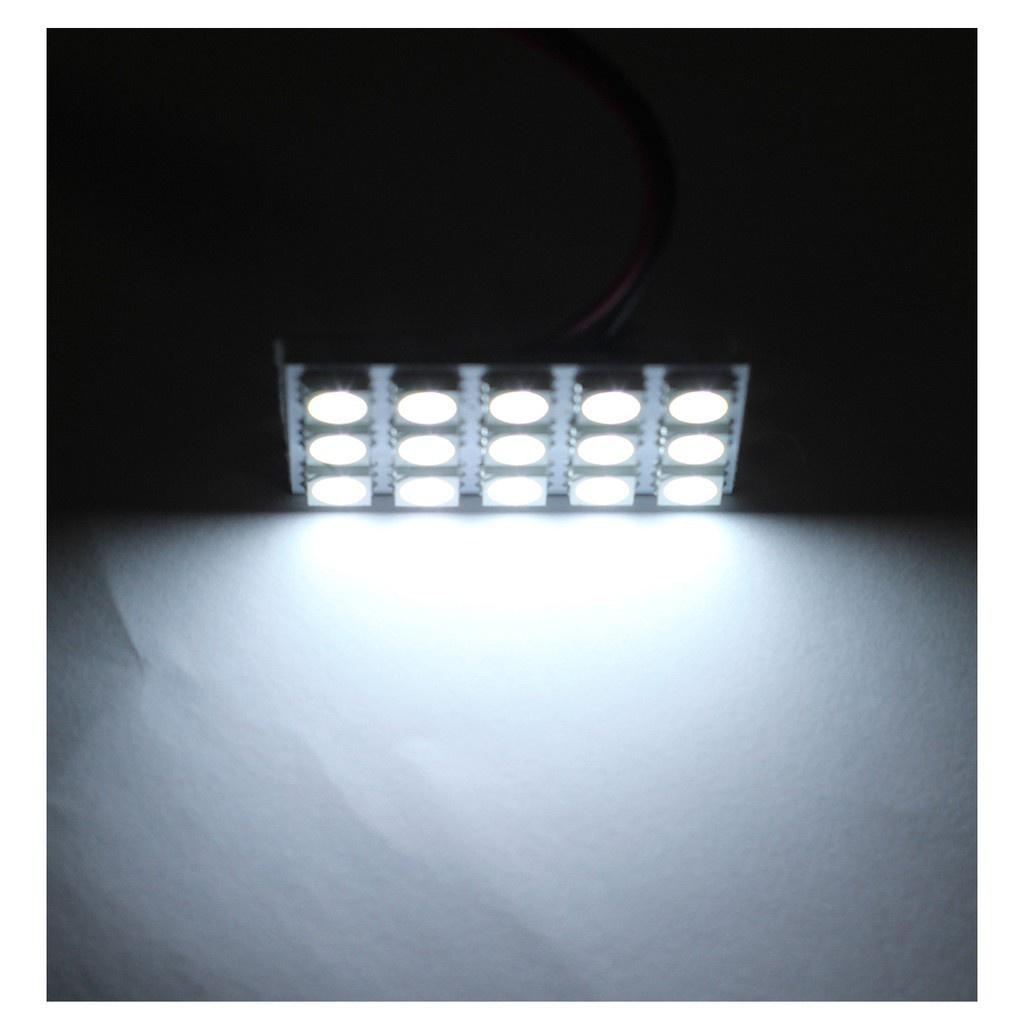 1 Bóng Đèn LED T10 5050 6 9 12 15 24 36 48 LED SMD Gắn Trần Xe Hơi