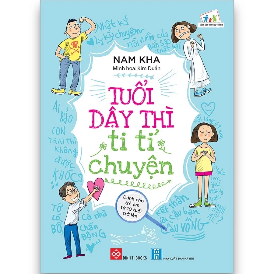 Sách - Tuổi dậy thì ti tỉ chuyện - Cùng con trưởng thành - Đinh Tị Books