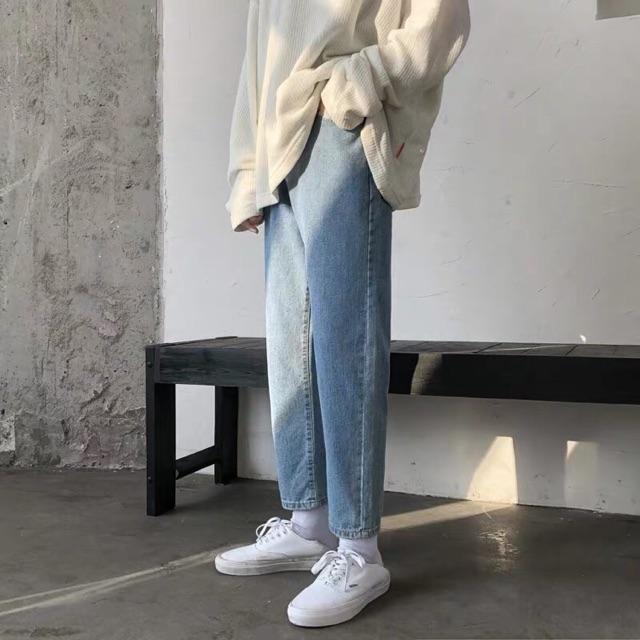 Quần baggy jean