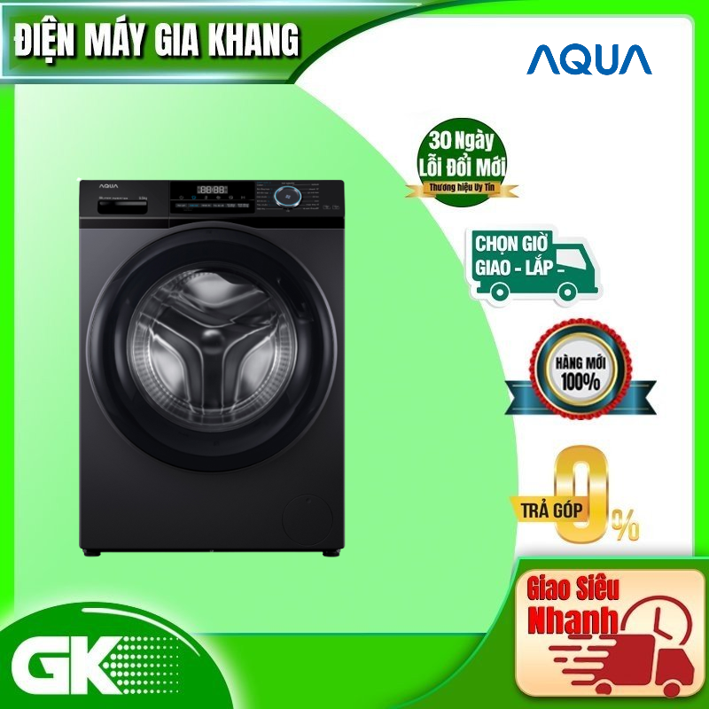 Máy giặt Aqua Inverter 10.5 kg AQD-A1052J(BK) - Hàng chính hãng