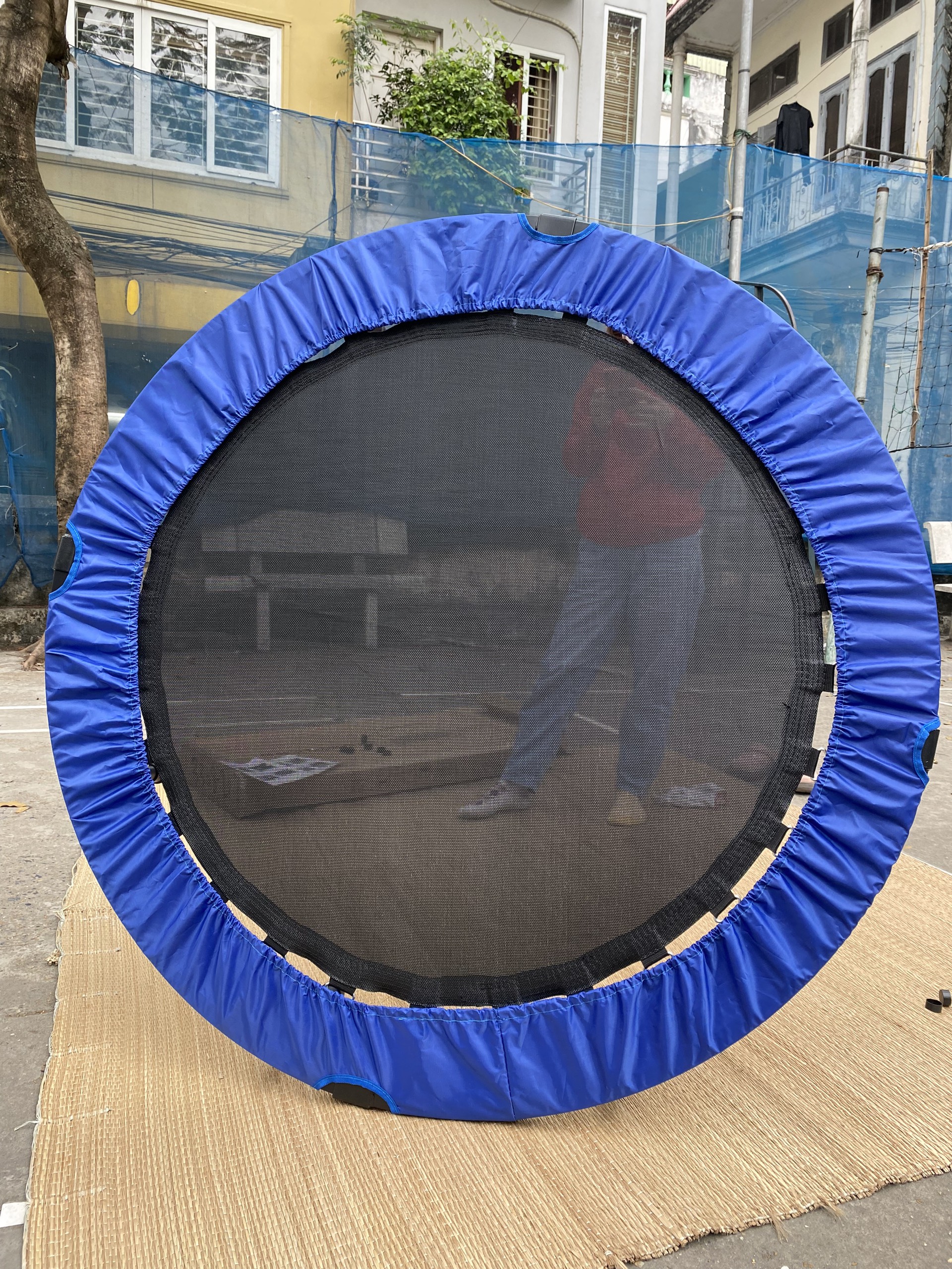 [Giá Tốt] Sàn nhún cho bé bạt nhún lò xo vận động cho cả nhà Trampoline giúp tập thể dục toàn thân