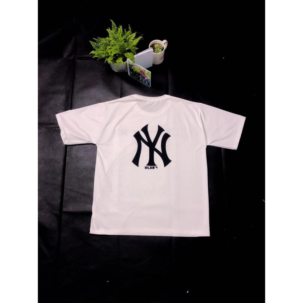 Áo Thun Unisex Form Rộng Tay Lỡ In Hình NY