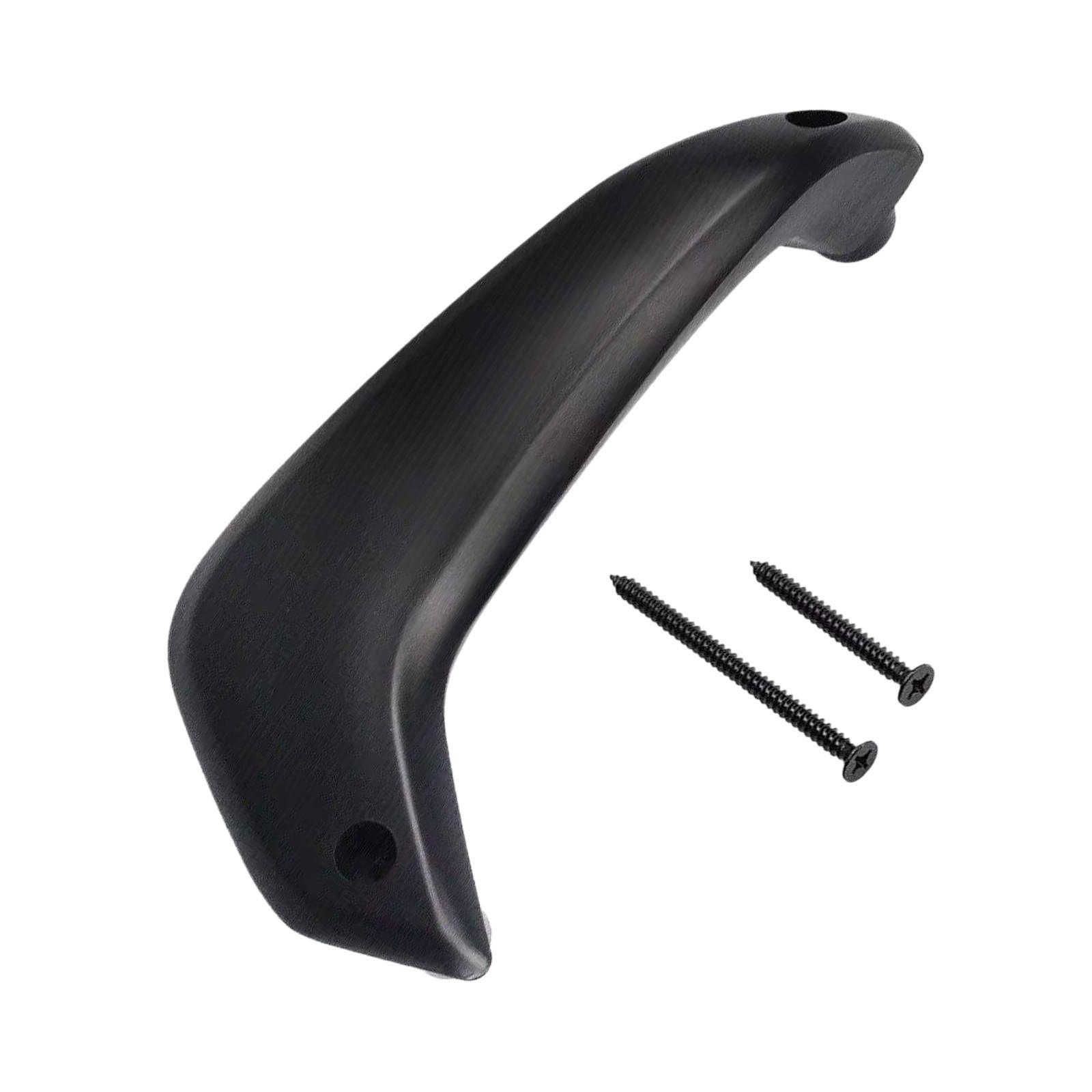 Interior Door Handle Automobile Accessories with 2 Screws Easy to Install Replacement Parts for Fiesta Black