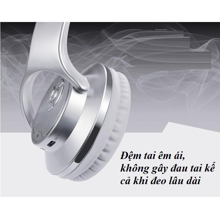 Tai Nghe Chụp Tai ️️ Tai Nghe Bluetooth Cao Cấp Lọc Tiếng Ồn - Tai Nghe Chống Ồn MH1 Dung Lượng Pin Lớn