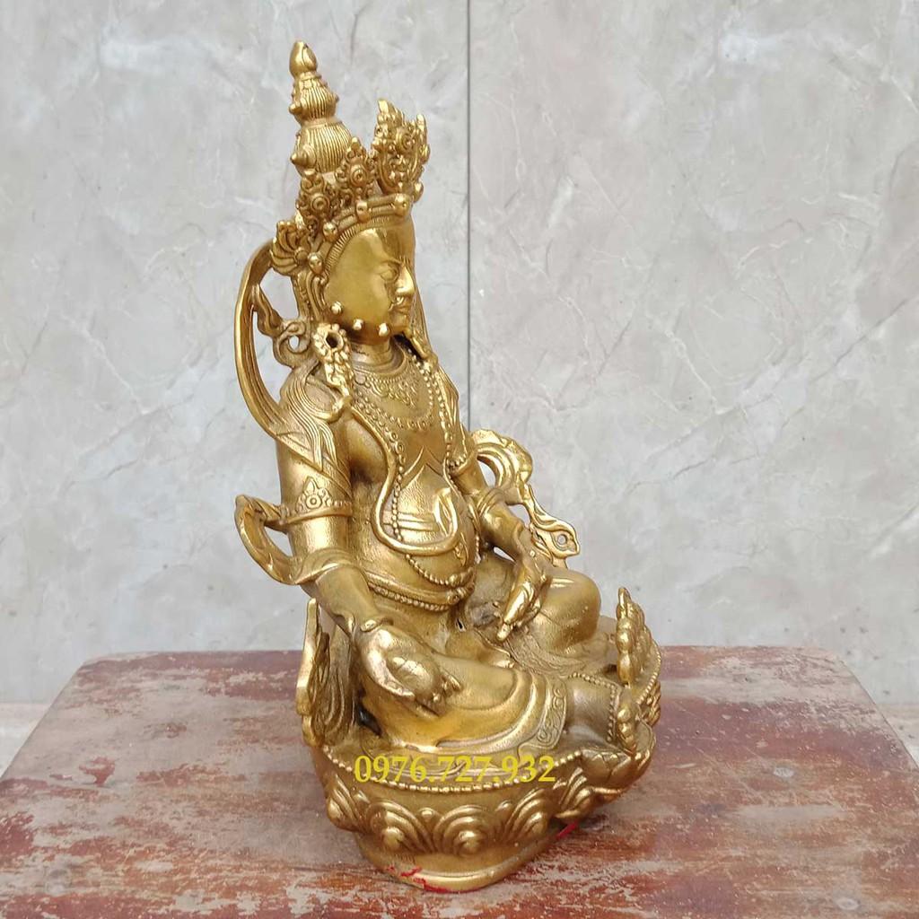 Tượng hoàng thần tài bằng đồng cao 22cm, bán tượng hoàng thần tài